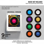Record Night Light Rotating Disc NFC Activated