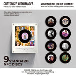 Record Night Light Rotating Disc NFC Activated