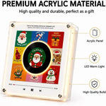 Record Night Light Rotating Disc NFC Activated