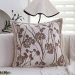 Rectangular Cushion Cover Teddy Fleece Sherpa Stripes Concealed Zipper