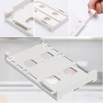 Refrigerator Can Storage Rack Adjustable Hanging 8-Can Capacity