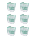 Refrigerator Door Storage Box Adjustable Tool-Free Fit Deep Vertical Design