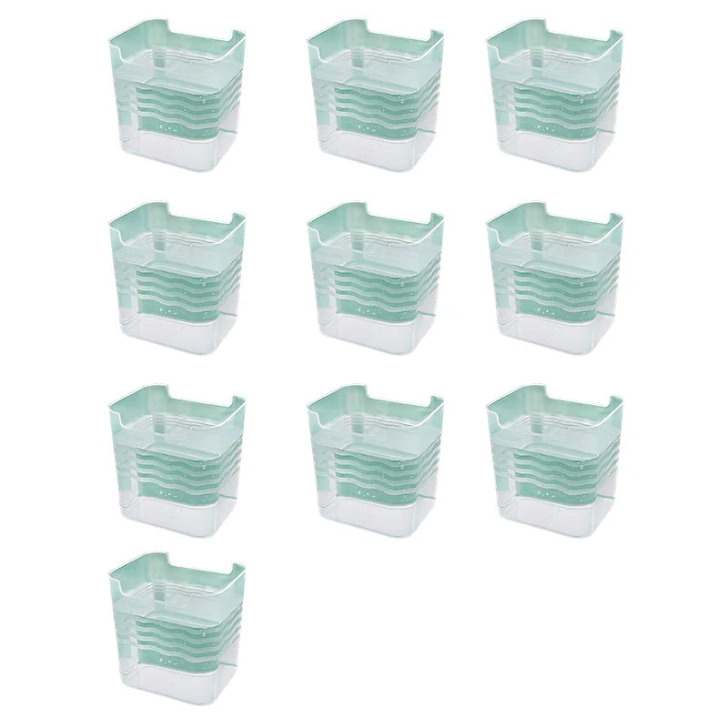 Refrigerator Door Storage Box Adjustable Tool-Free Fit Deep Vertical Design