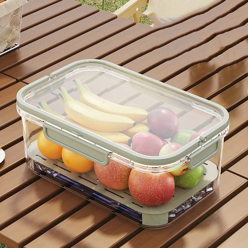 Refrigerator Storage Box Portable Fresh-Keeping Design