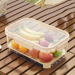 Refrigerator Storage Box Portable Fresh-Keeping Design