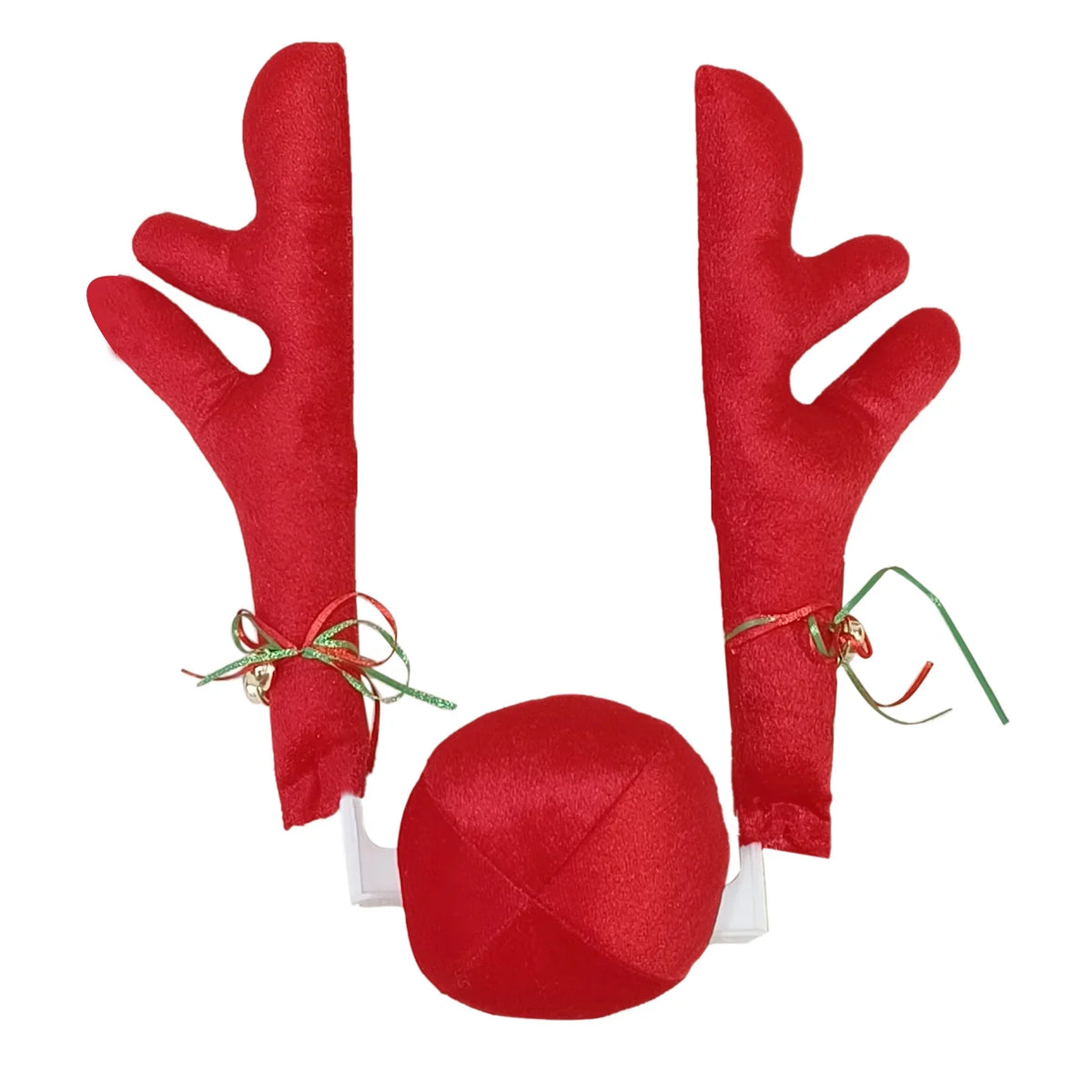 Reindeer Antler Headband Soft Plush Fabric Flexible Band