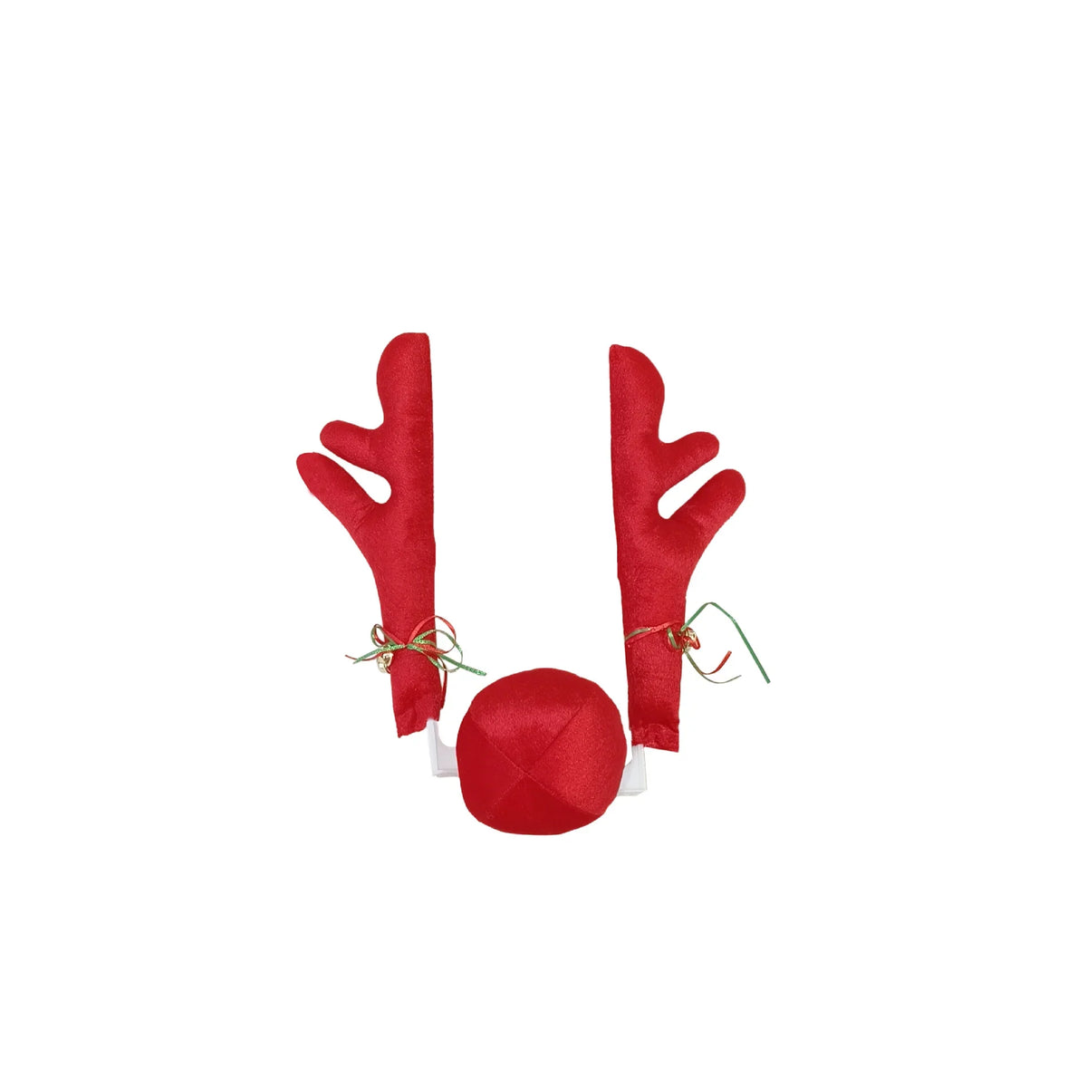 Reindeer Antler Headband Soft Plush Fabric Flexible Band