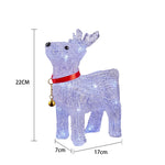 Reindeer Decoration Acrylic Warm White LED Battery-Powered IP44