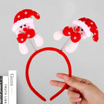 Reindeer Headband Soft Felt Adjustable Fit