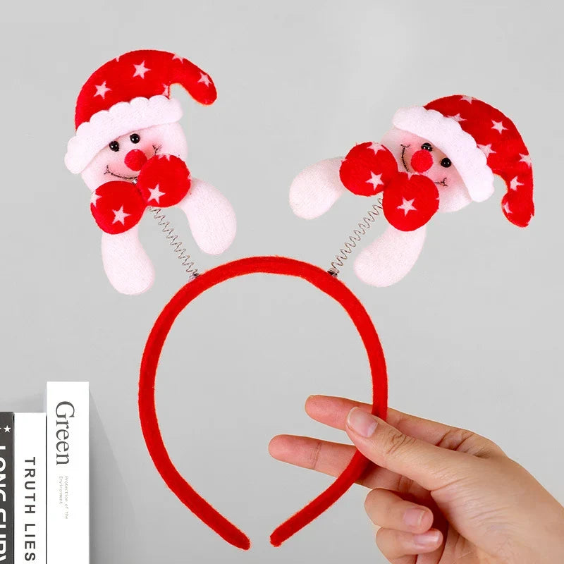 Reindeer Headband Soft Felt Adjustable Fit