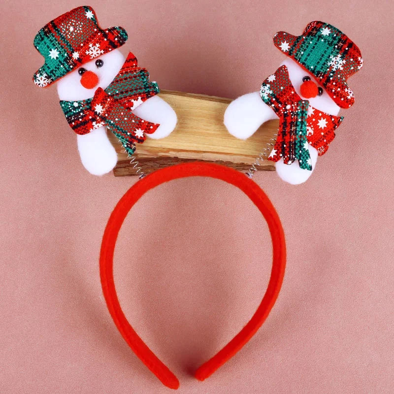 Reindeer Headband Soft Felt Adjustable Fit