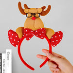 Reindeer Headband Soft Felt Adjustable Fit
