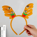 Reindeer Headband Soft Felt Adjustable Fit