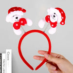Reindeer Headband Soft Felt Adjustable Fit