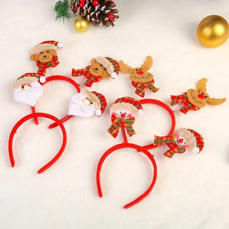 Reindeer Headband Soft Felt Lightweight