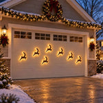 Reindeer Wall Decorations LED Set of 7 Pieces