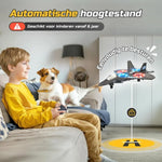 Remote-Controlled Fighter Jet 360° Stunts LED Lights Shock-Resistant