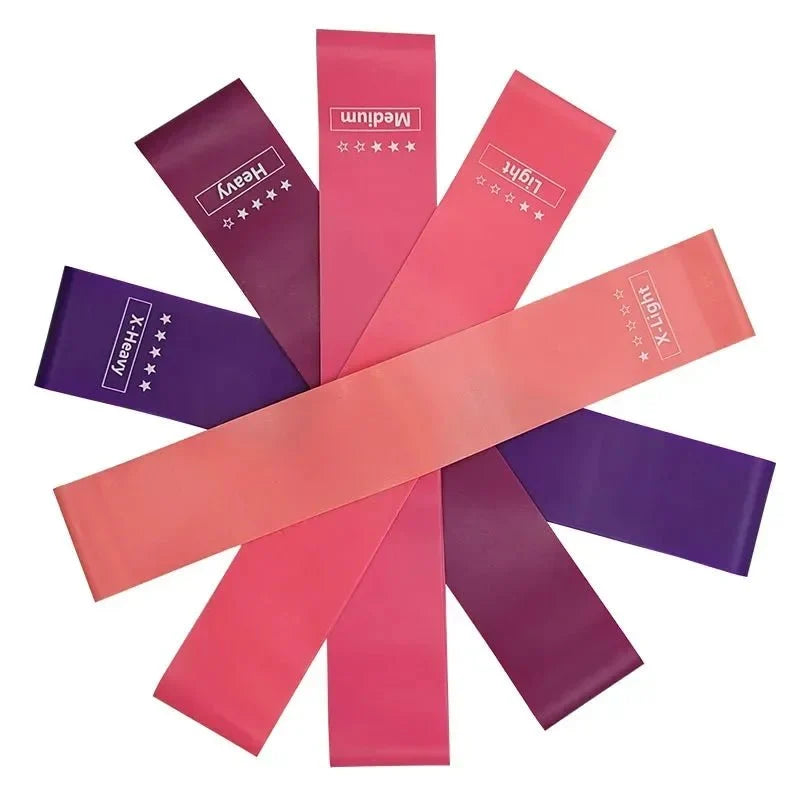 Resistance Band Set 5 Progressive Levels With Storage Bag