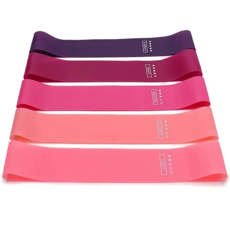 Resistance Band Set 5 Progressive Levels With Storage Bag