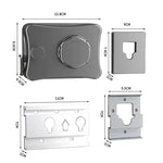 Retractable Clothesline Wall-Mounted Space-Saving 44.1 lb Capacity