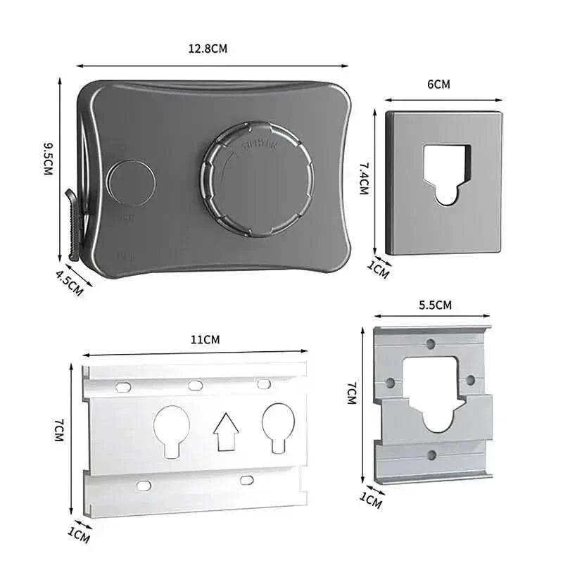 Retractable Clothesline Wall-Mounted Space-Saving 44.1 lb Capacity