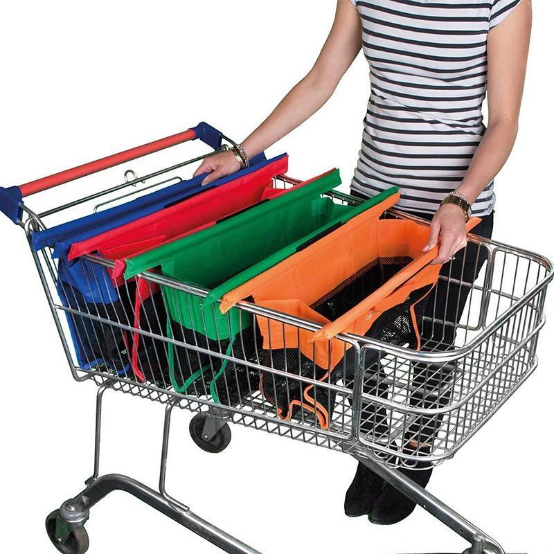 Reusable Grocery Bag Extra-Large Cart-Compatible & Tear-Resistant