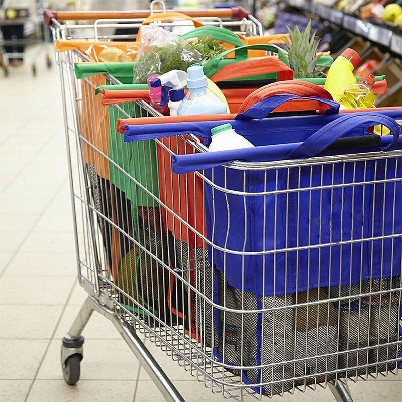 Reusable Grocery Bag Extra-Large Cart-Compatible & Tear-Resistant