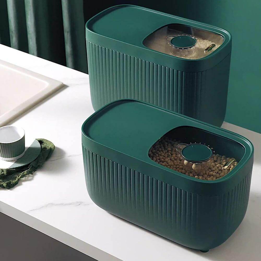 Rice Storage Container Dustproof Moisture-Proof 22 or 44 Lb Capacity