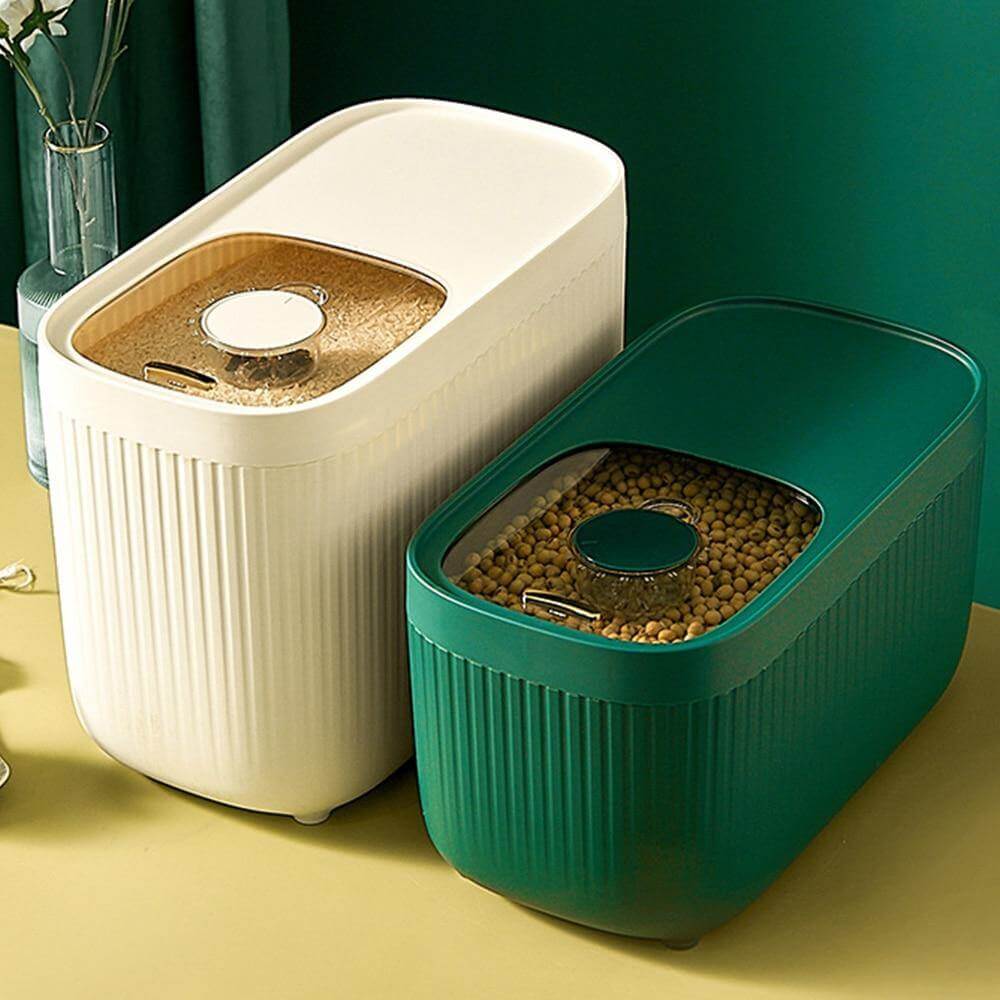 Rice Storage Container Dustproof Moisture-Proof 22 or 44 Lb Capacity