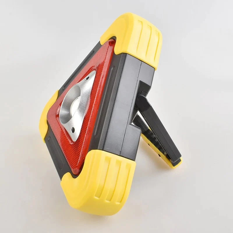 Roadside Emergency Triangle Solar & USB Rechargeable Power Bank