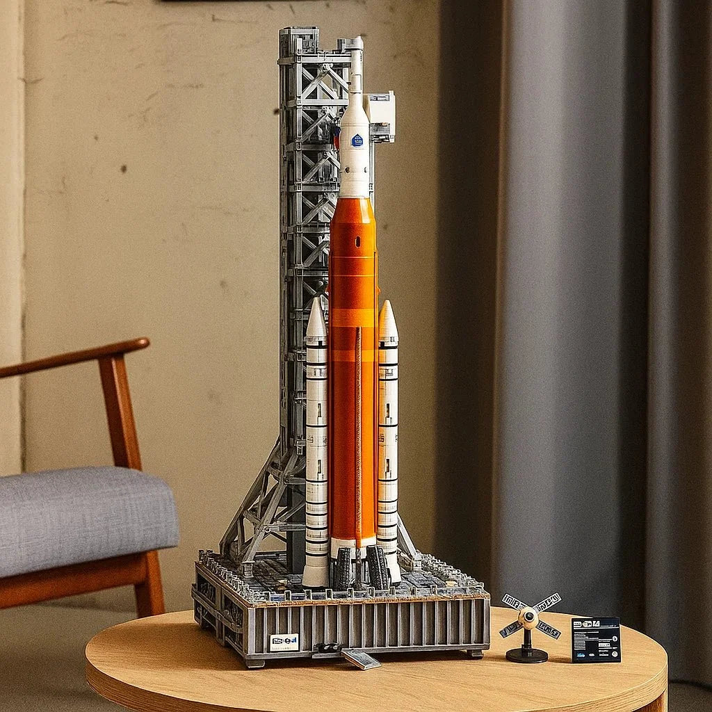 Rocket Building Kit 3,601-Piece Detachable Capsule Launch Tower