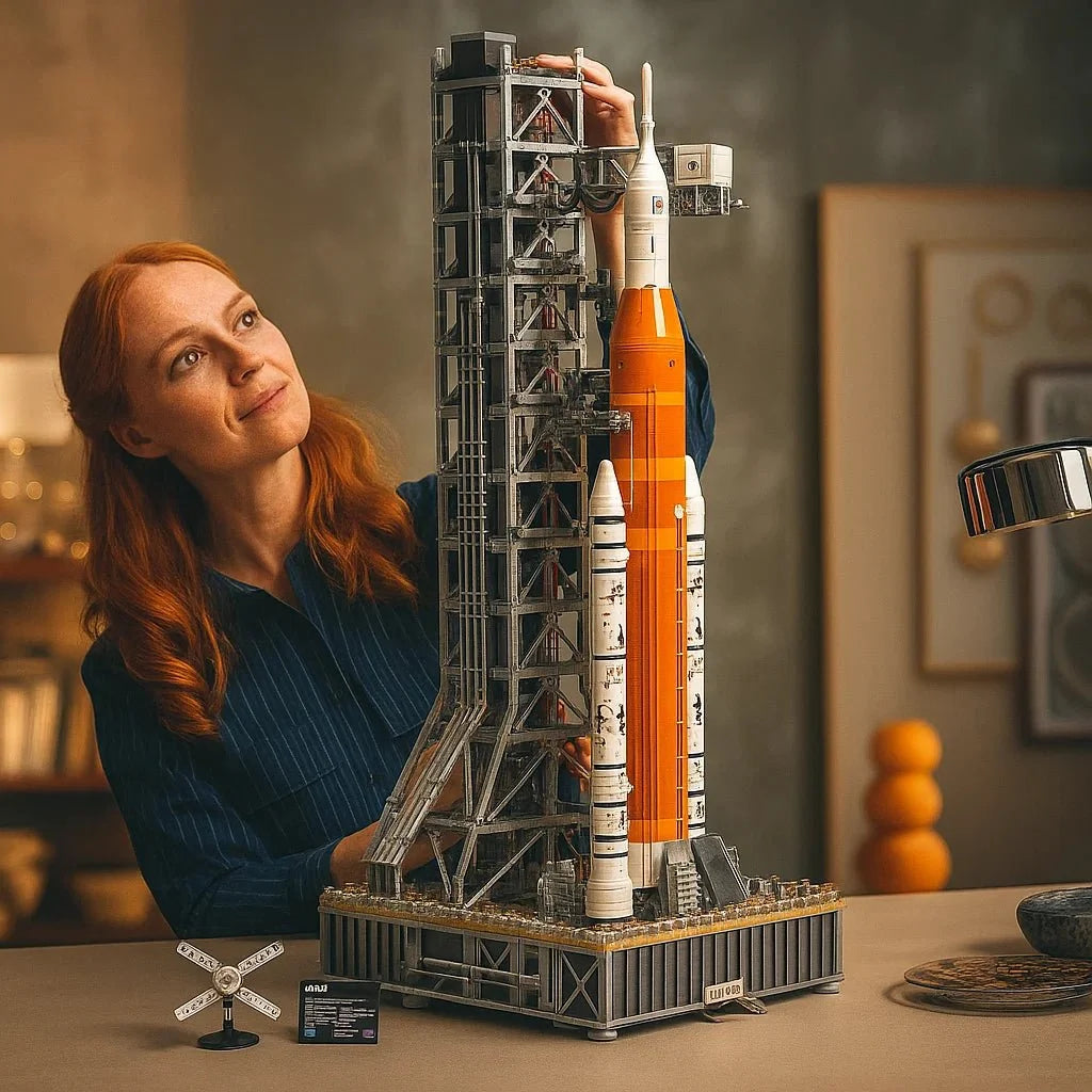 Rocket Building Kit 3,601-Piece Detachable Capsule Launch Tower