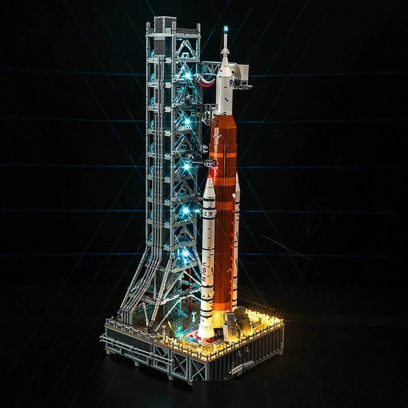 Rocket Building Kit 3,601-Piece Detachable Capsule Launch Tower