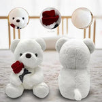 Rose Teddy Bear Artificial Roses Long-Lasting Keepsake