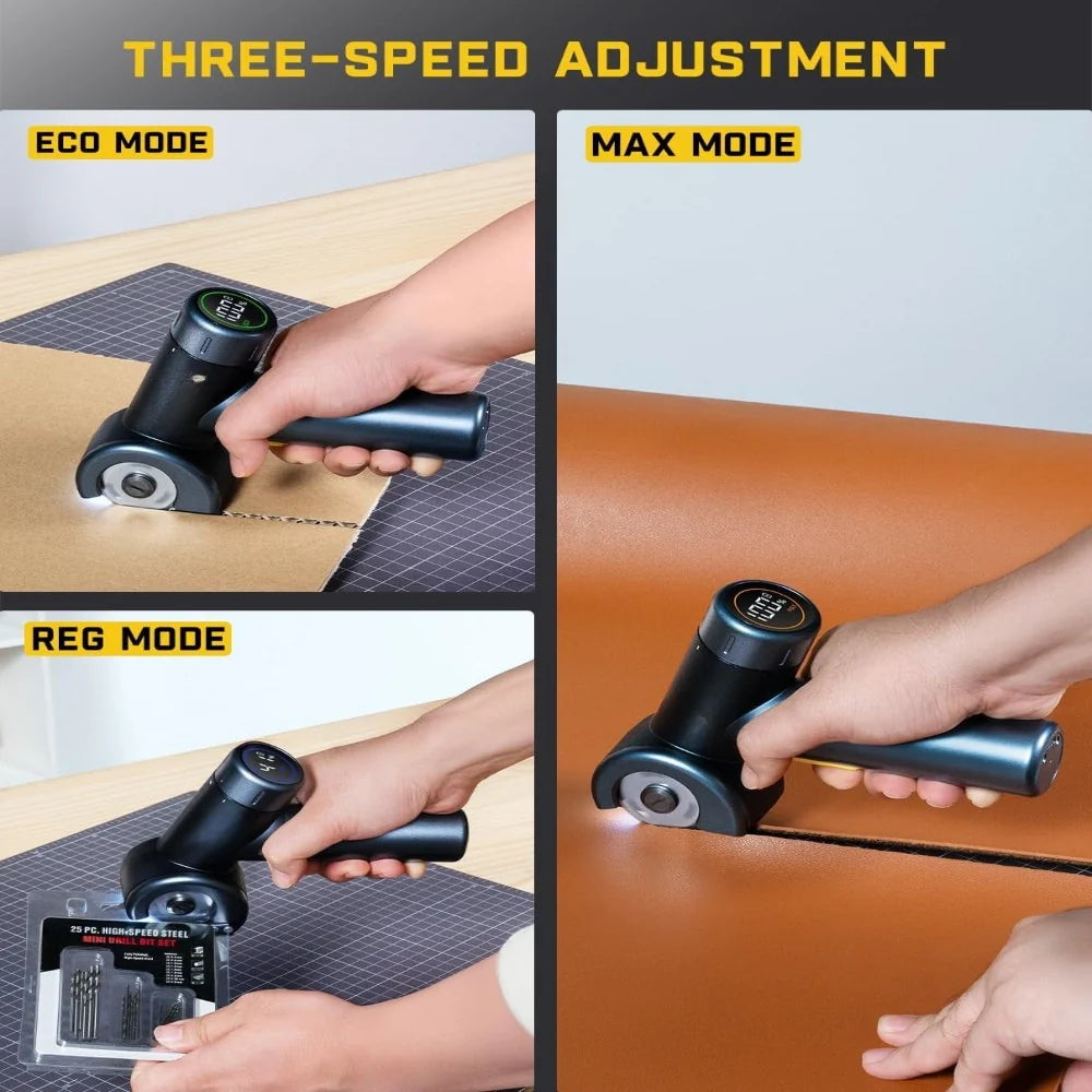 Rotary Cutter Cordless USB-C Rechargeable LED Work Light