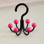 Rotating Hanger 360° Swivel Six Hooks Space-Saving Organizer