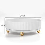 Rotating Storage Organizer 360-Degree Space-Saving Plastic
