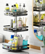 Rotating Storage Rack Stainless Steel 360° Adjustable Height