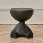 Round Coffee Table Lightweight Durable Plastic Compact Design