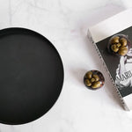 Round Storage Tray Plastic Two Sizes For Home Organization