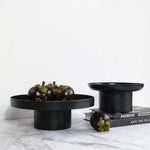 Round Storage Tray Plastic Two Sizes For Home Organization
