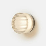 Round Wall Lamp Metal Built-In LED Warm Ambient