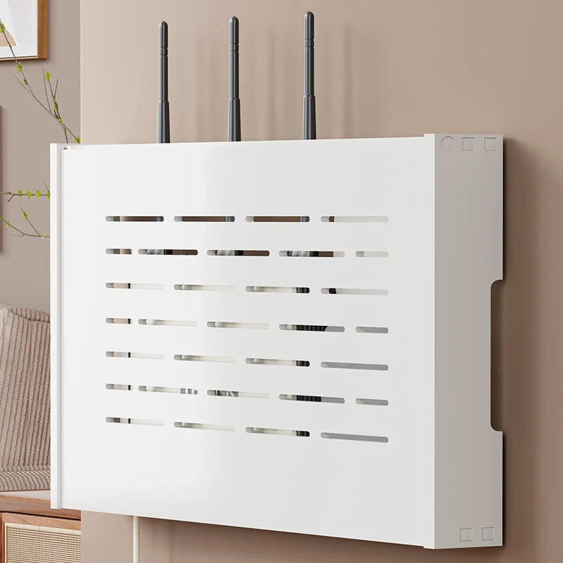 Router Cover Wall-Mounted Ventilated Hidden Cable Management