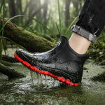 Rubber Boots PVC Waterproof Non-Slip Tread