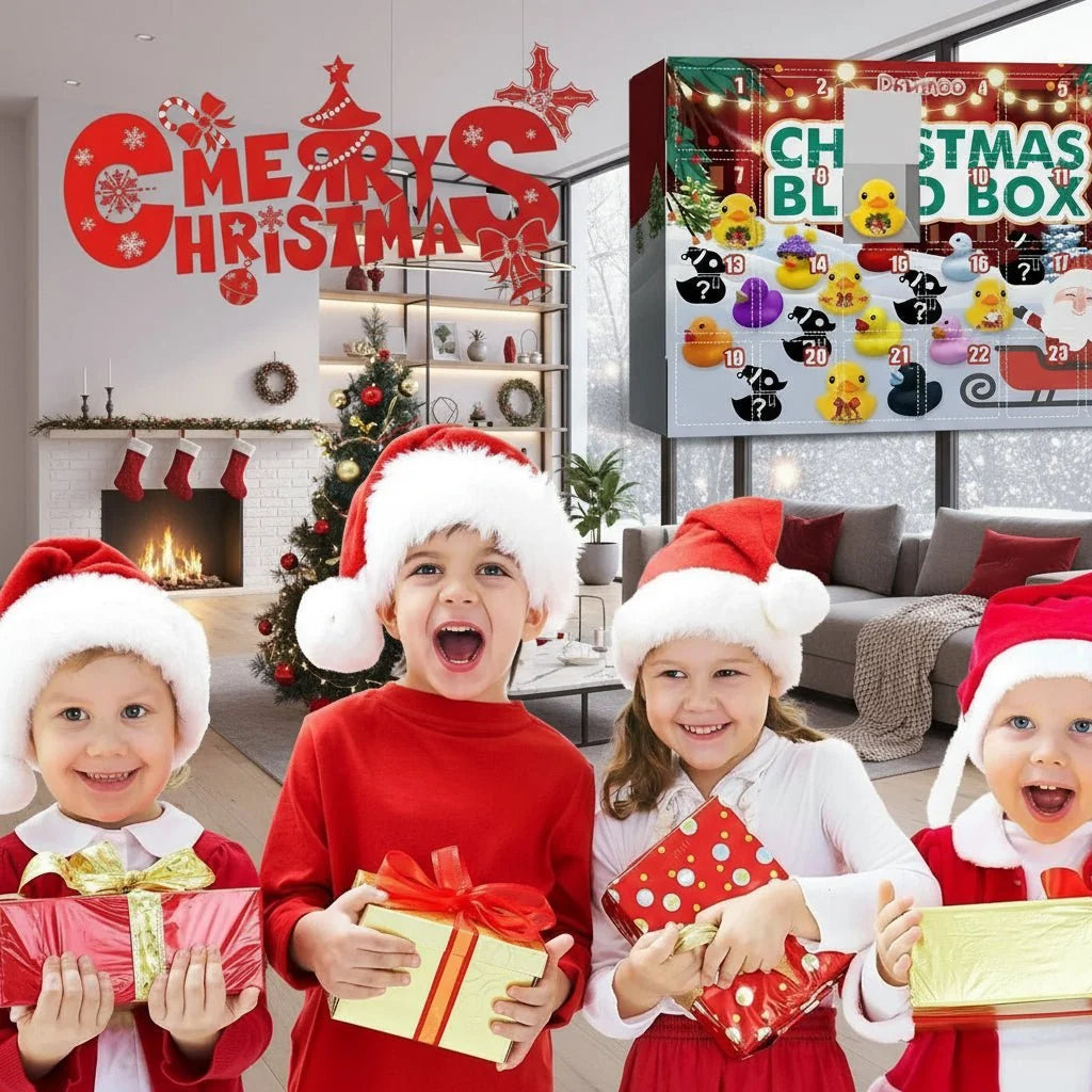 Rubber Duck Advent Calendar Christmas-Themed Set of 24
