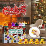 Rubber Duck Advent Calendar Christmas-Themed Set of 24
