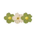 Rug Floral Design Soft Cashmere-Like Non-Slip Backing