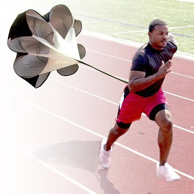 Running Parachute Trainer Adjustable Waist Belt Foldable & Portable