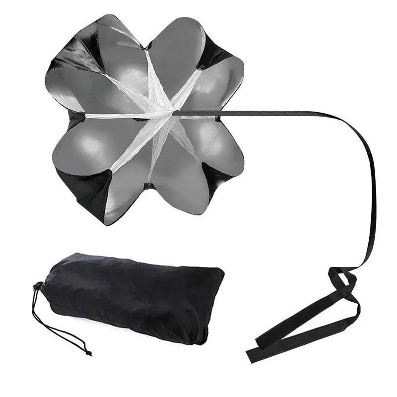 Running Parachute Trainer Adjustable Waist Belt Foldable & Portable
