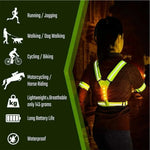 Running Vest LED Reflective USB Rechargeable